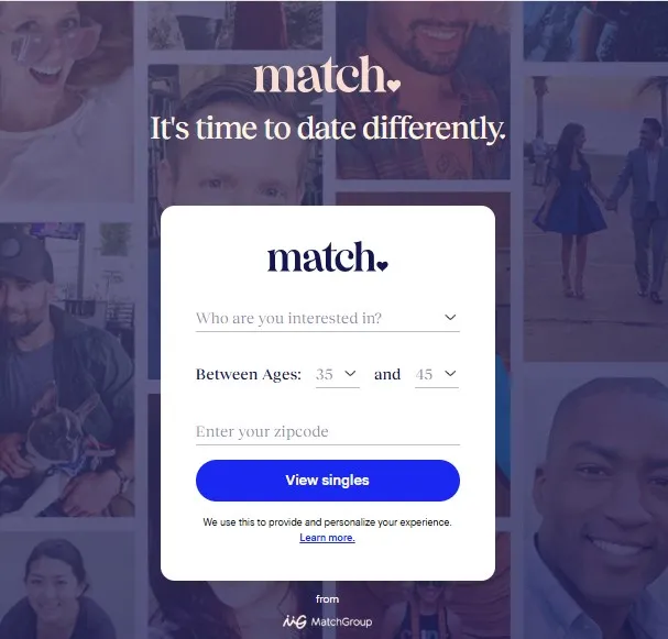 Match.com – Classic for Professionals, one of the Best Dating Apps for Indians in the USA, ideal for serious relationships and working professionals
